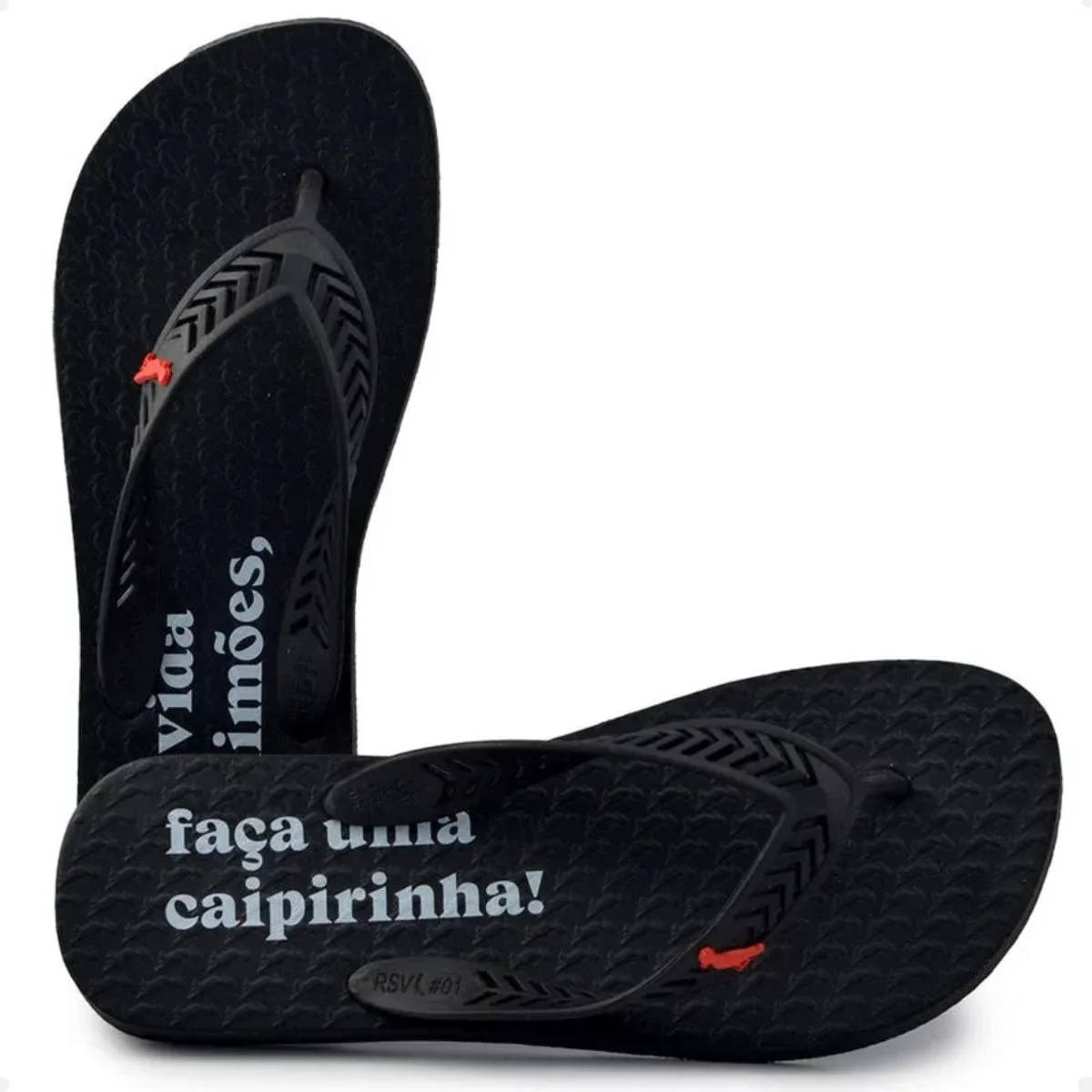 Chinelo Masculino Dedo Reserva Preto Preto 2