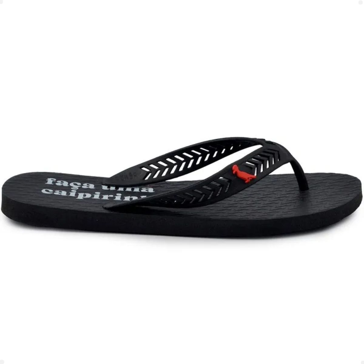 Chinelo Masculino Dedo Reserva Preto Preto 5