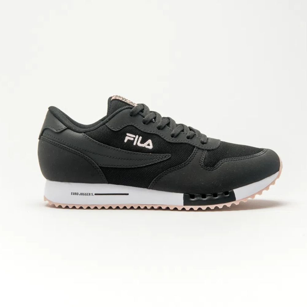 Tênis Feminino Casual Euro Jogger Sport Fila 51u335x Preto 4