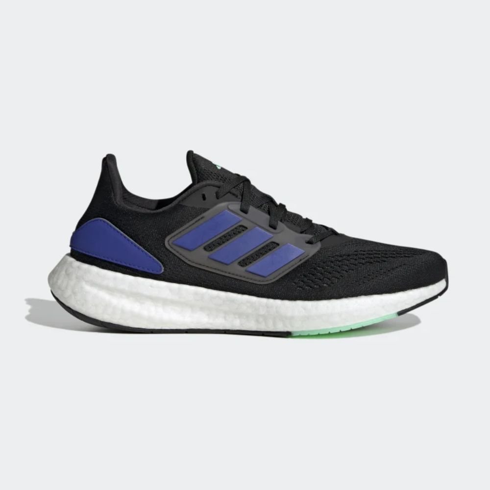 Tênis Running Masculino Pureboost 22 Adidas Preto E Azul Preto 8