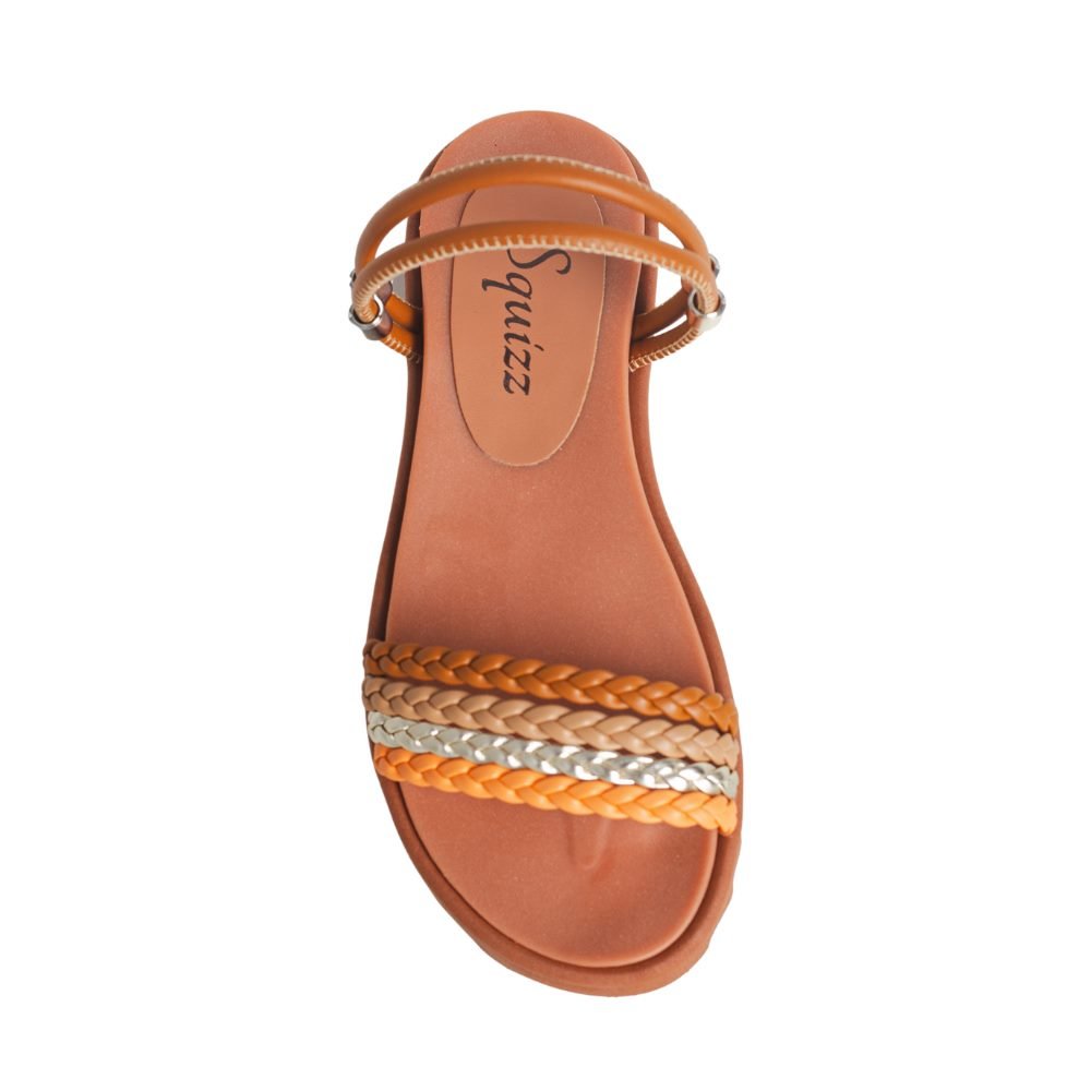 Sandália Feminina Papete Squizz Marrom Marrom 3