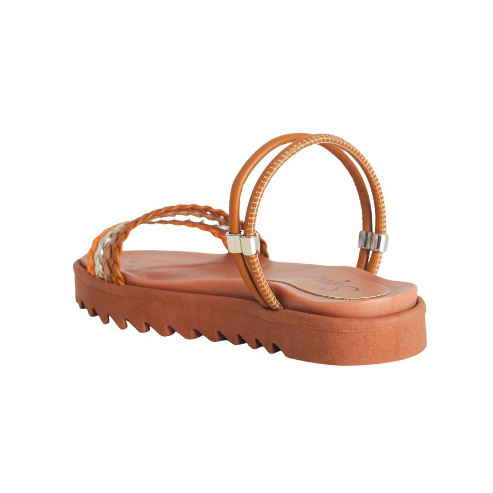 Sandália Feminina Papete Squizz Marrom Marrom 4