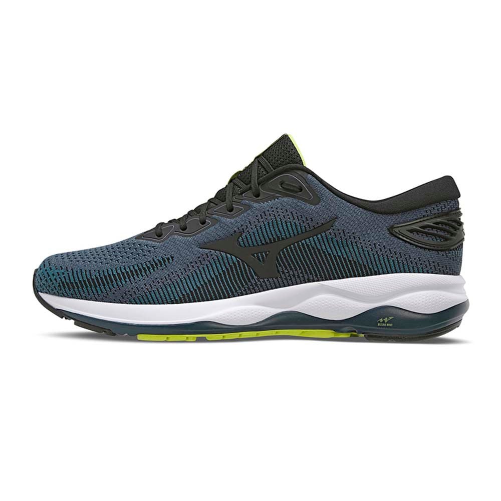 Tênis Masculino Running Wave Way 2 Mizuno Azul Azul 3