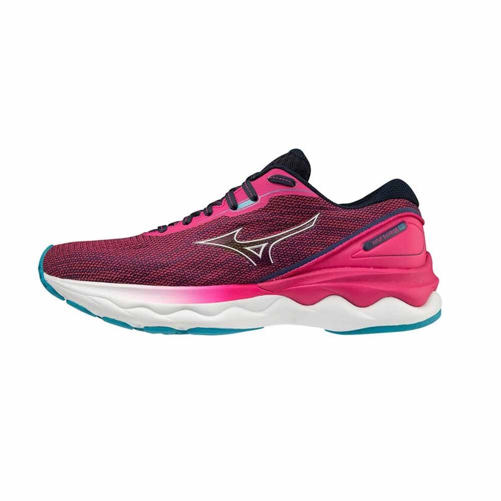 Tênis Running Feminino Mizuno Wave Skyrise 3 Pink Rosa 4