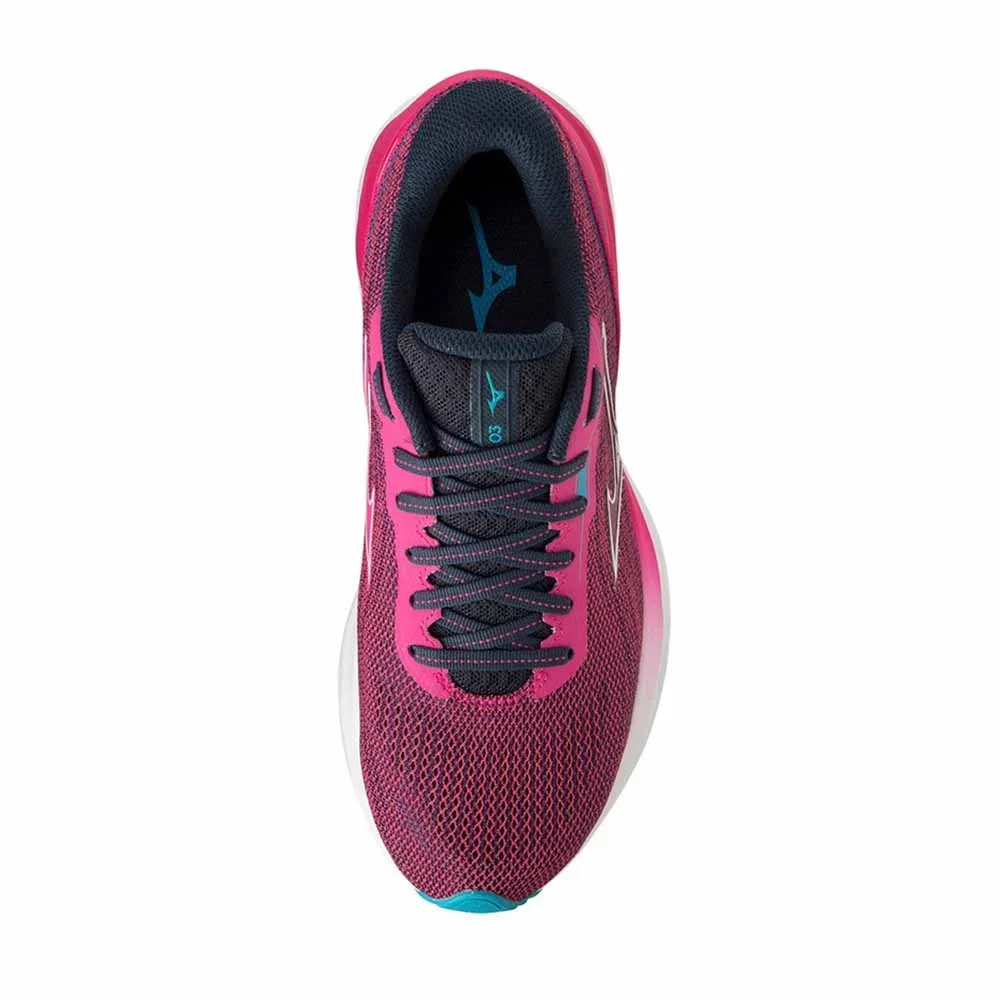 Tênis Running Feminino Mizuno Wave Skyrise 3 Pink Rosa 5