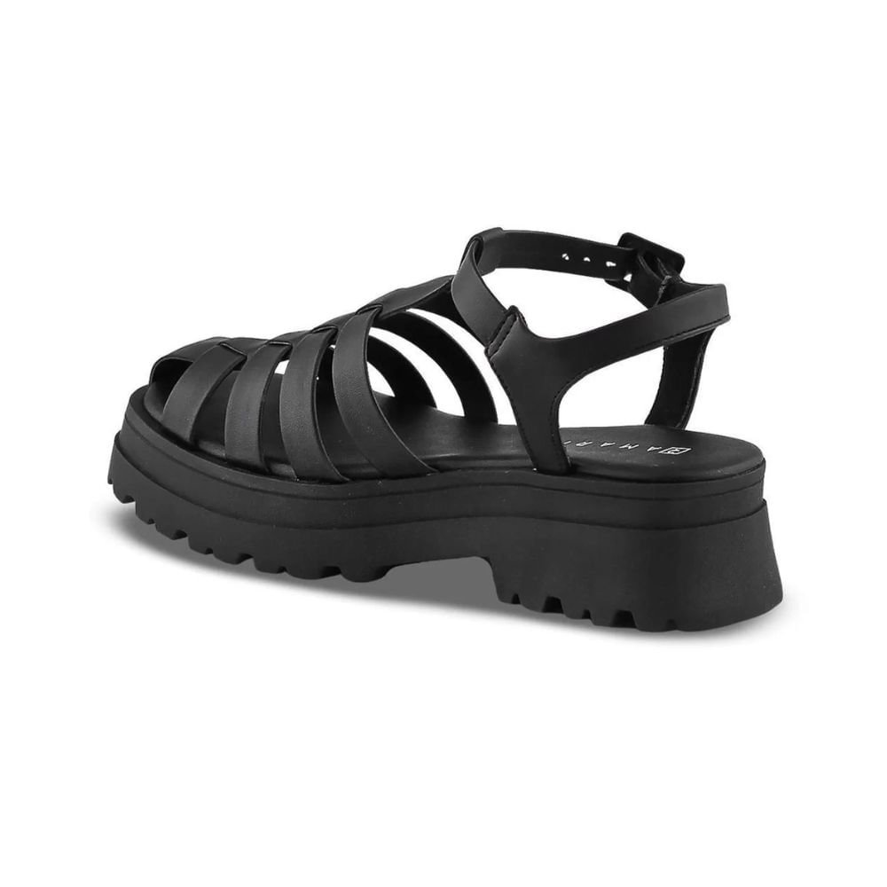 Sandália Feminino Anabela Ramarim 22-38202 Preto 2