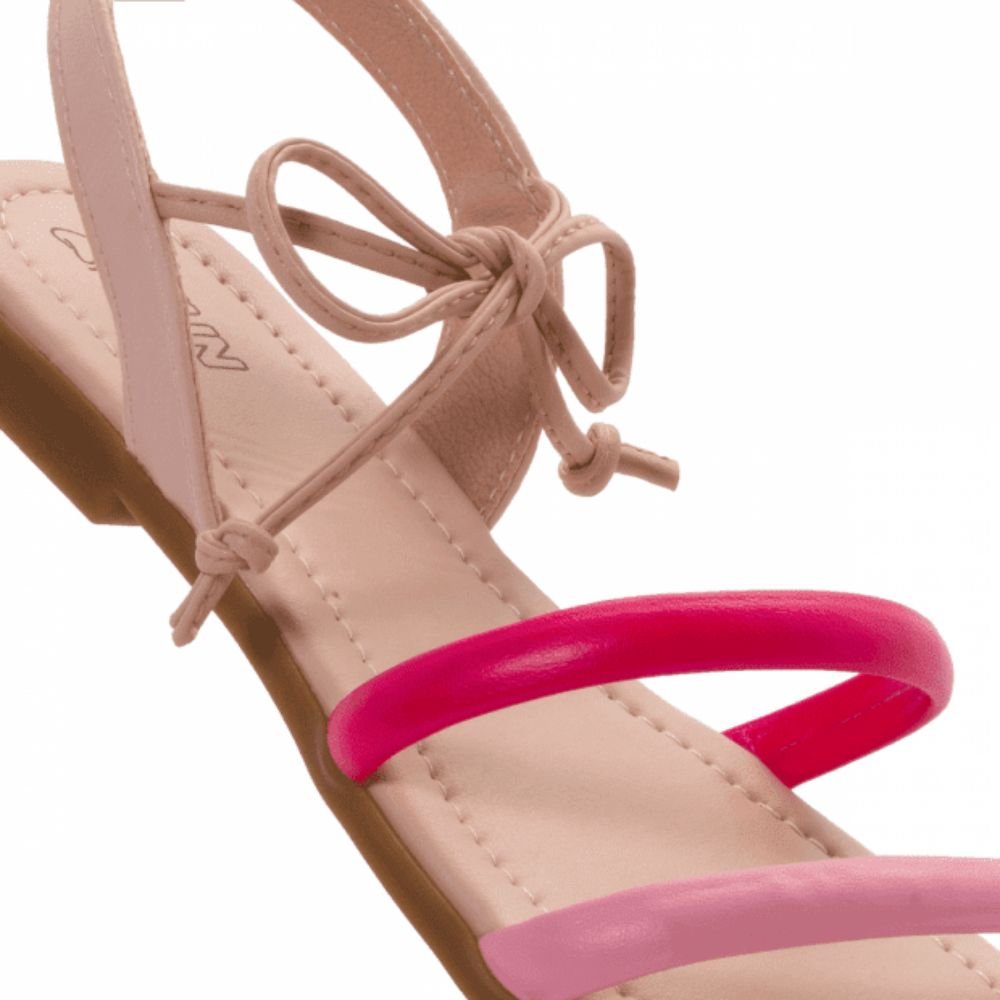 Sandalia Inf Rasteira Klin 126.127000-14784 Rosa 2