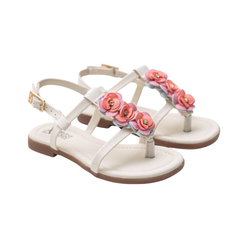 Sandalia Inf Rasteira Klin 177.072000 Branco 2