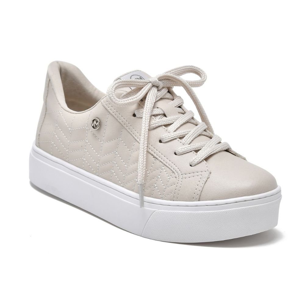 Tênis Moda Casual Feminino Marte 22-3003 Bege 3