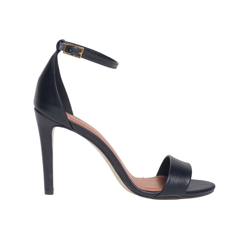 Sandália Feminina Salto Alto Fino Dayane Magalhães Preto Preto 5