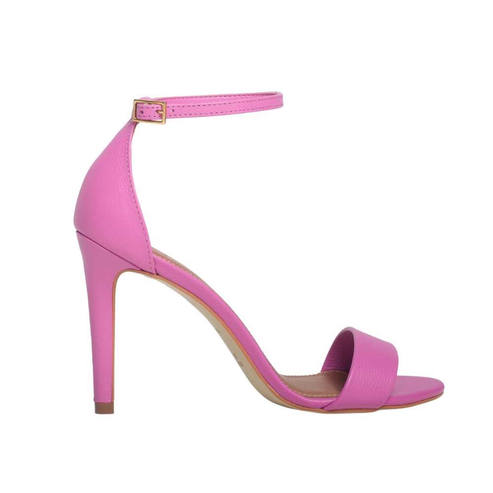 Sandália Feminina Salto Alto Fino Dayane Magalhães Rosa Rosa 5
