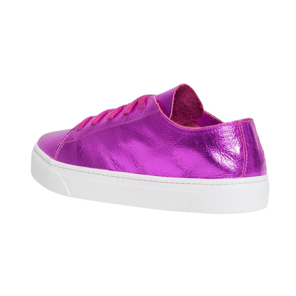 Tênis Moda Feminina Dayane Magalhães Metálico Rosa 5