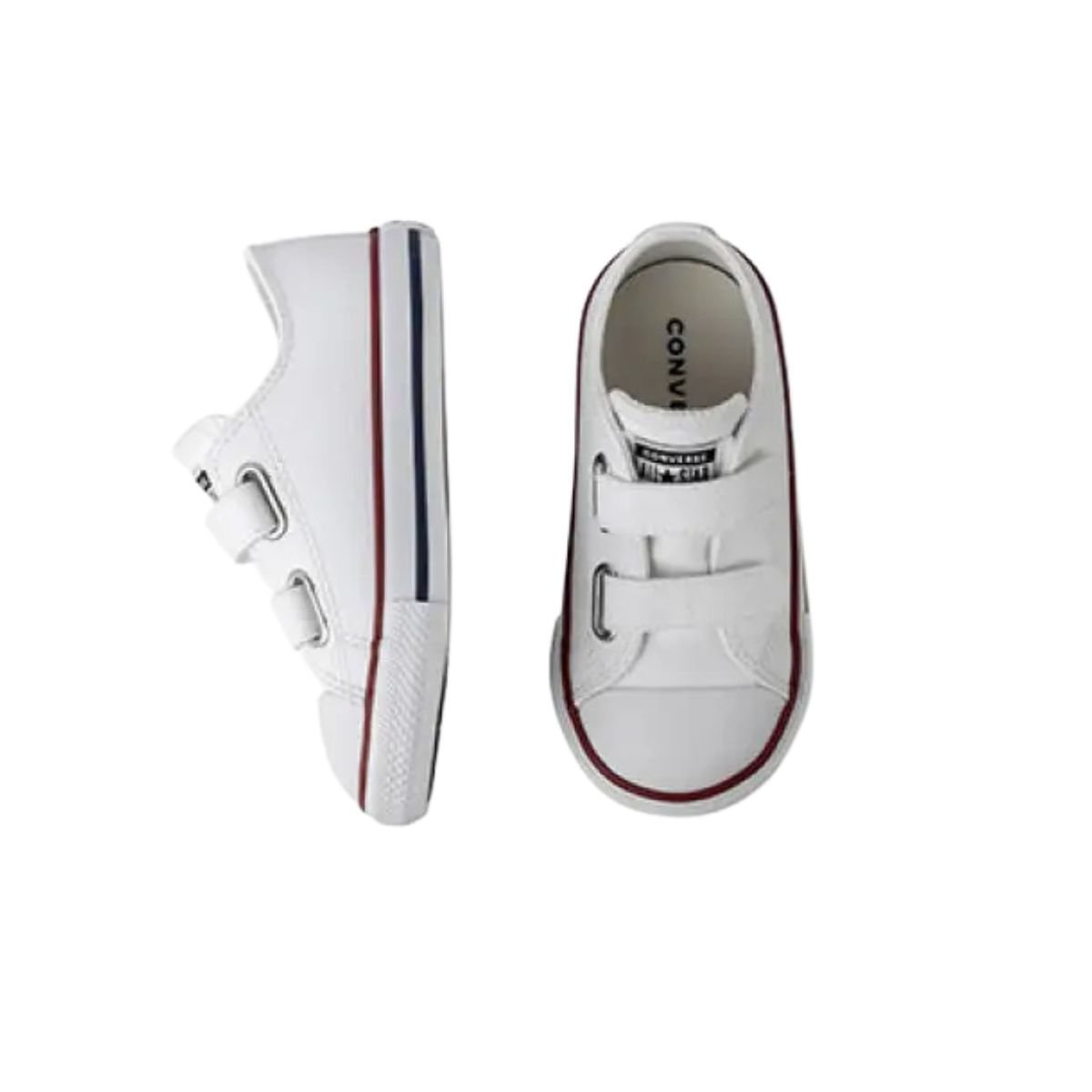 Tênis Infantil Casual Converse Chuck Taylor All Star 2v Branco Branco 3