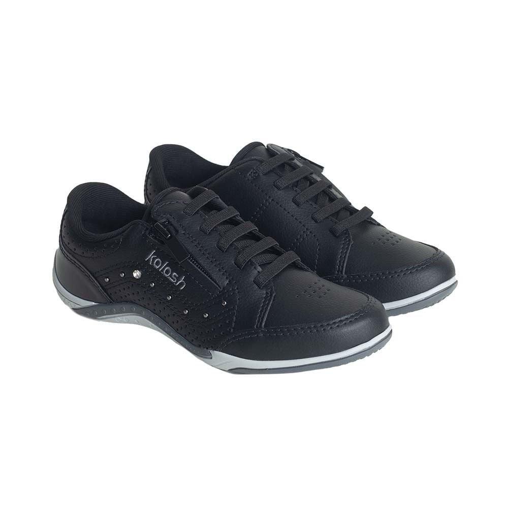 Tênis Moda Feminino Adulto Kolosh Preto