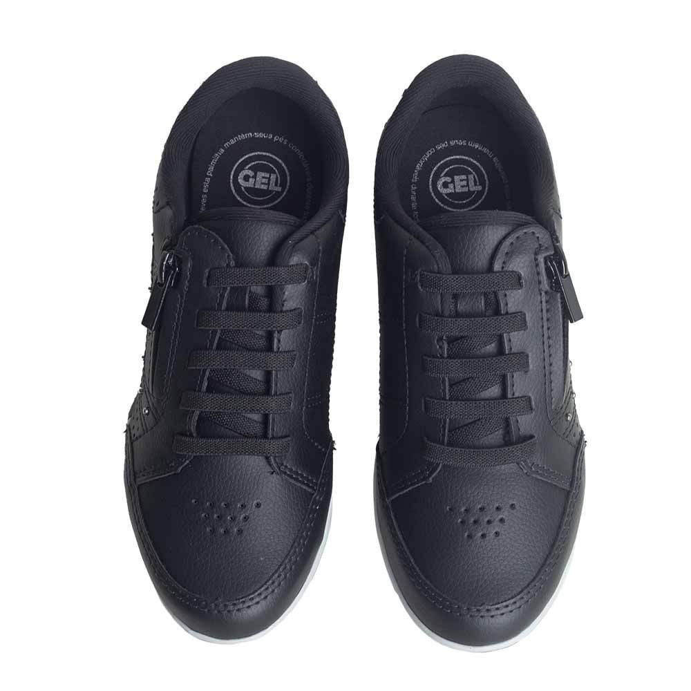 Tênis Moda Feminino Adulto Kolosh Preto Preto 2