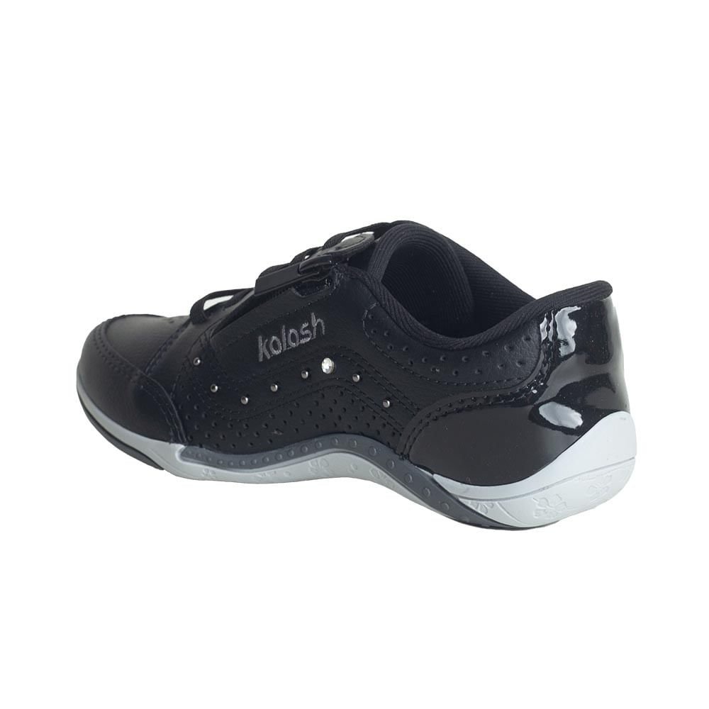Tênis Moda Feminino Adulto Kolosh Preto Preto 4