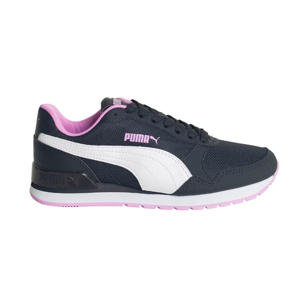 Tênis Feminino Adulto Casual Puma St Runner V2 Mesh Preto