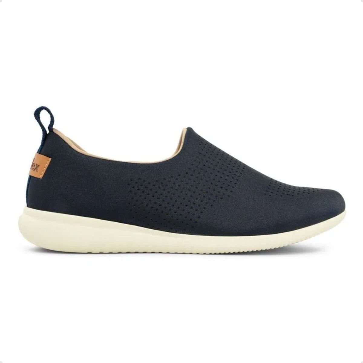 Tênis Moda Feminino Usaflex Slip On Azul