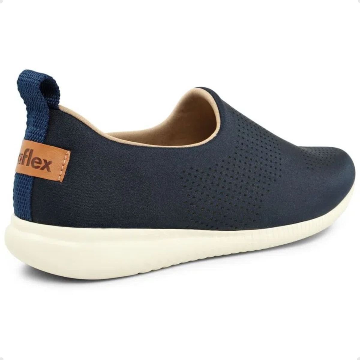 Tênis Moda Feminino Usaflex Slip On Azul Azul Marinho 5
