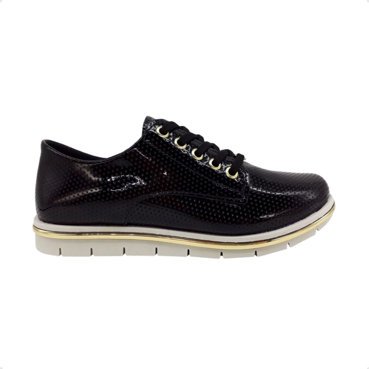 Tenis Moda Fem Sophia Almeida 638p Preto 1