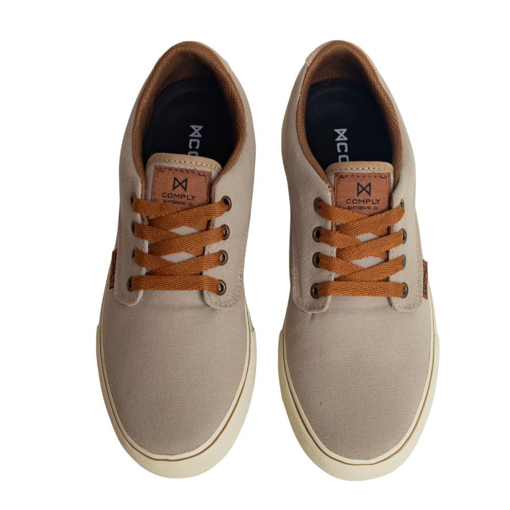 Tênis Street Masculino Comply Co64038 Bege 2