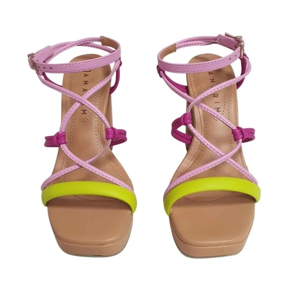 Sandália Feminino Salto Alto Ramarim 22-58202 Rosa 2