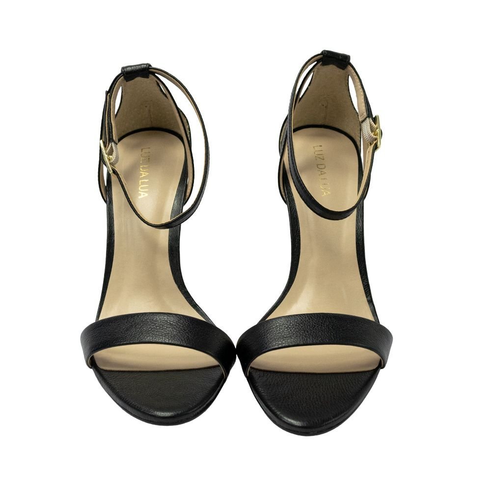 Sandalia Salto Alto Feminino Fino Luz Da Lua Saara Preto Preto 3