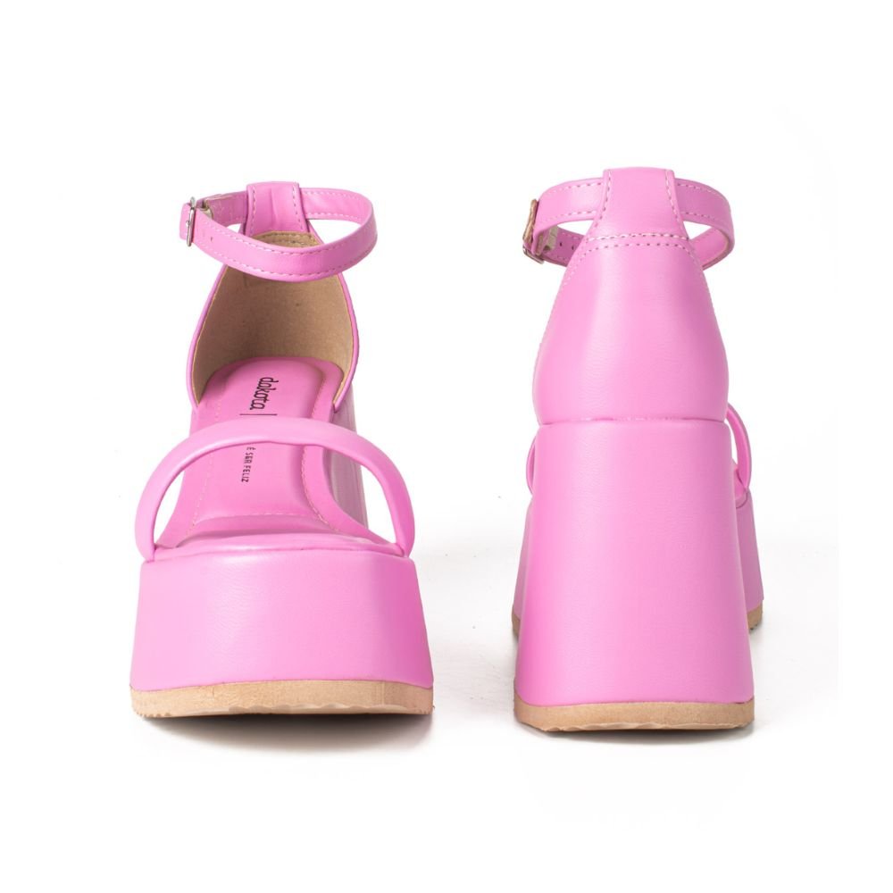 Sandália Feminino Anabela Dakota Y0281 Rosa 3