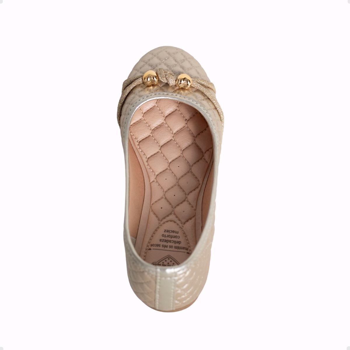 Sapatilha Inf Kidy 143.0201-0932 Dourado 4