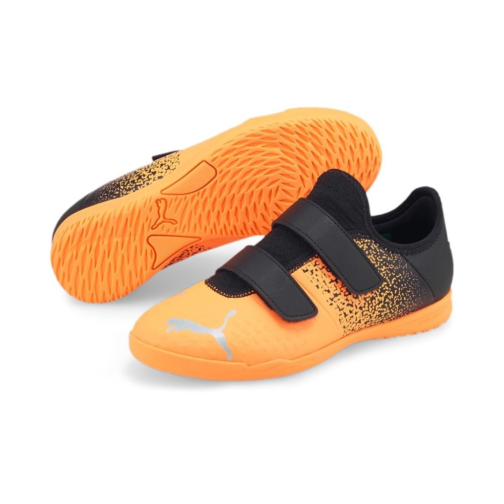 Chuteira Indoor Infantil Future Z 4.3 Laranja E Preto Laranja 8