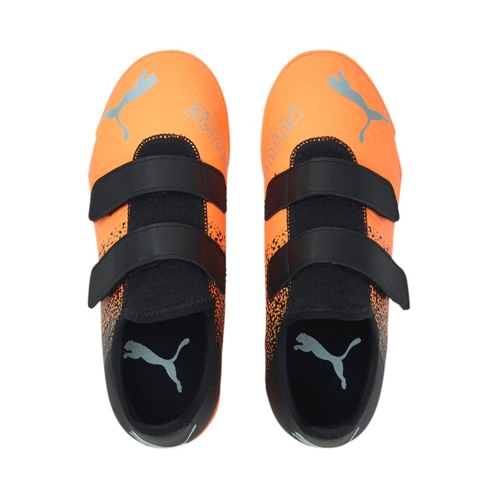 Chuteira Indoor Infantil Future Z 4.3 Laranja E Preto Laranja 9