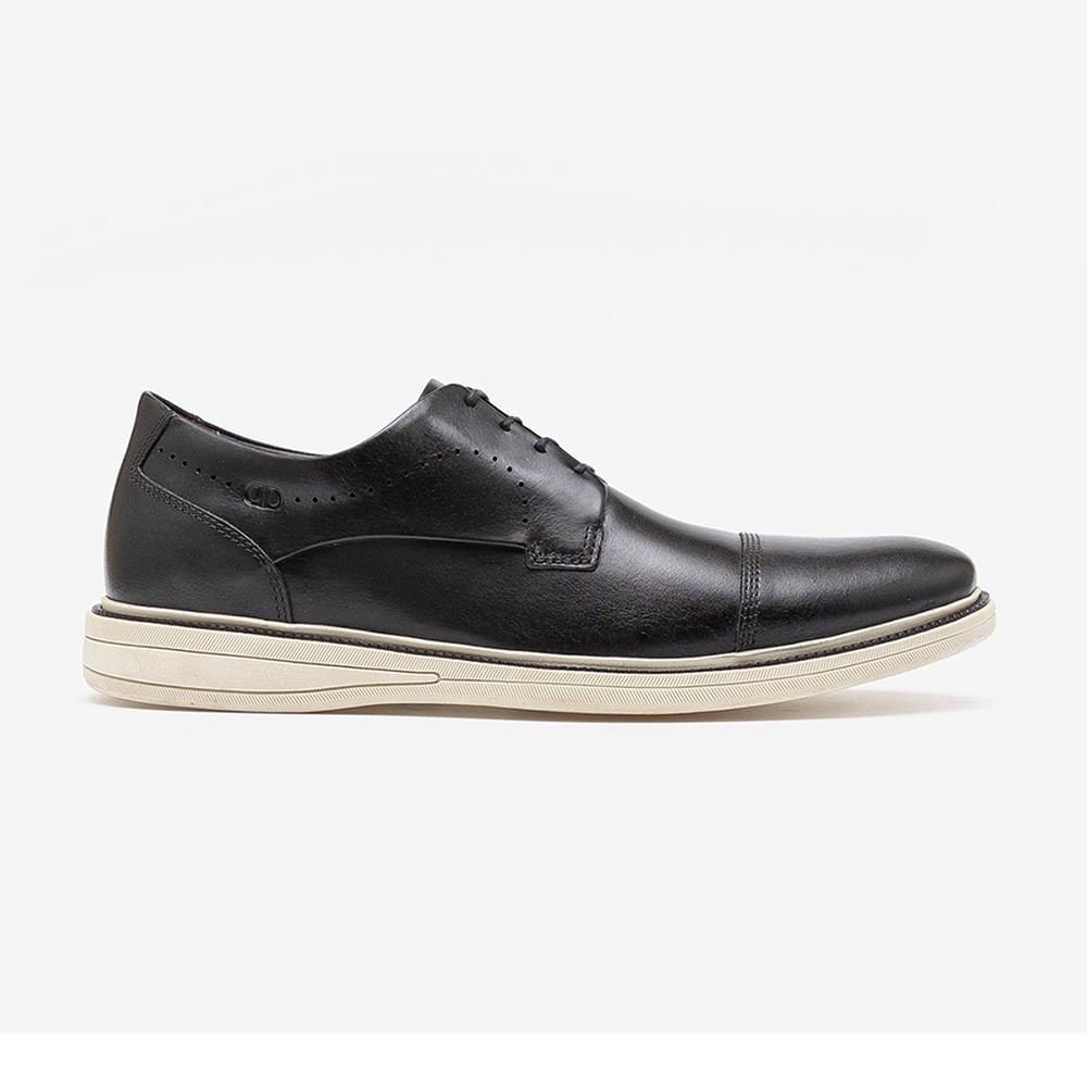 Sapato Masculino Esporte Fino Democrata Metropolitan Bay Preto Preto 4
