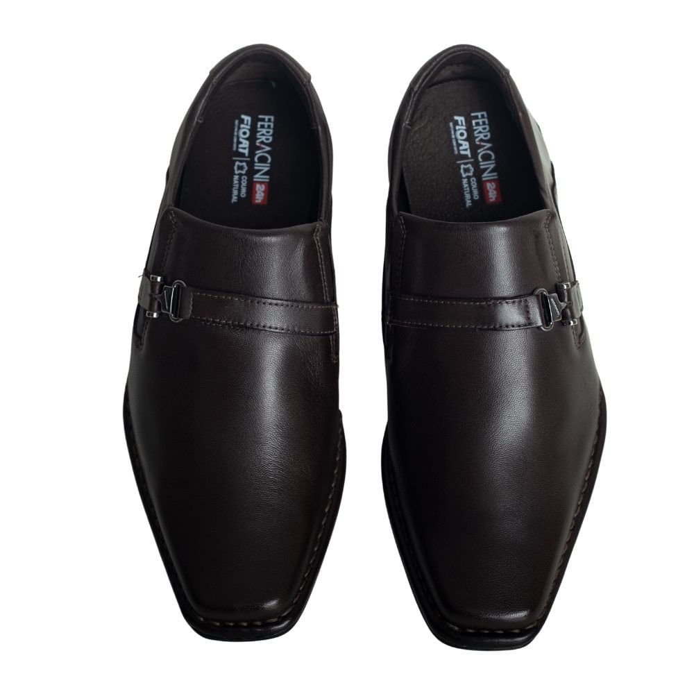 Sapato Masculino Adulto Social Ferracini 5331h Marrom 2