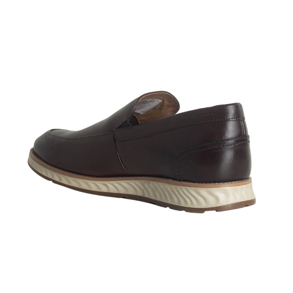 Sapato Social Slip-On Masculino Enzo Ribeiro Café Marrom 7
