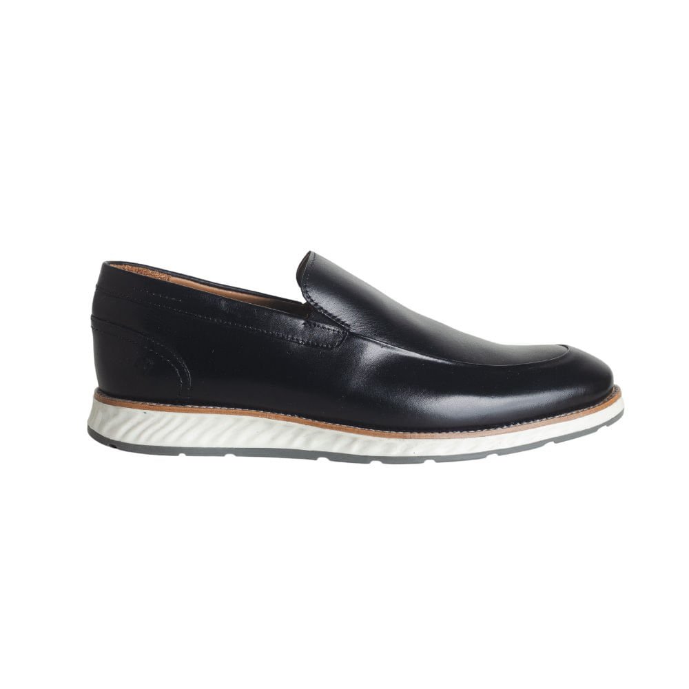 Sapato Social Slip-On Masculino Enzo Ribeiro Preto Preto 4