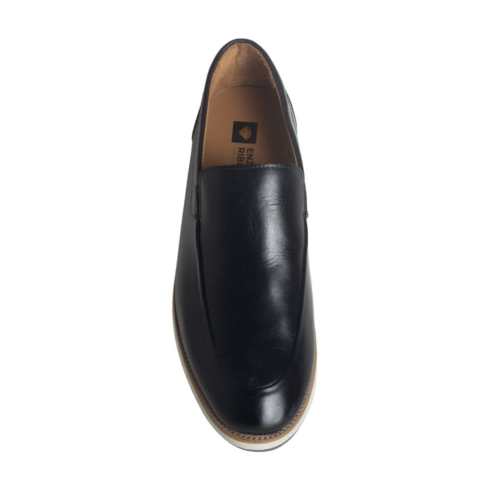 Sapato Social Slip-On Masculino Enzo Ribeiro Preto Preto 6