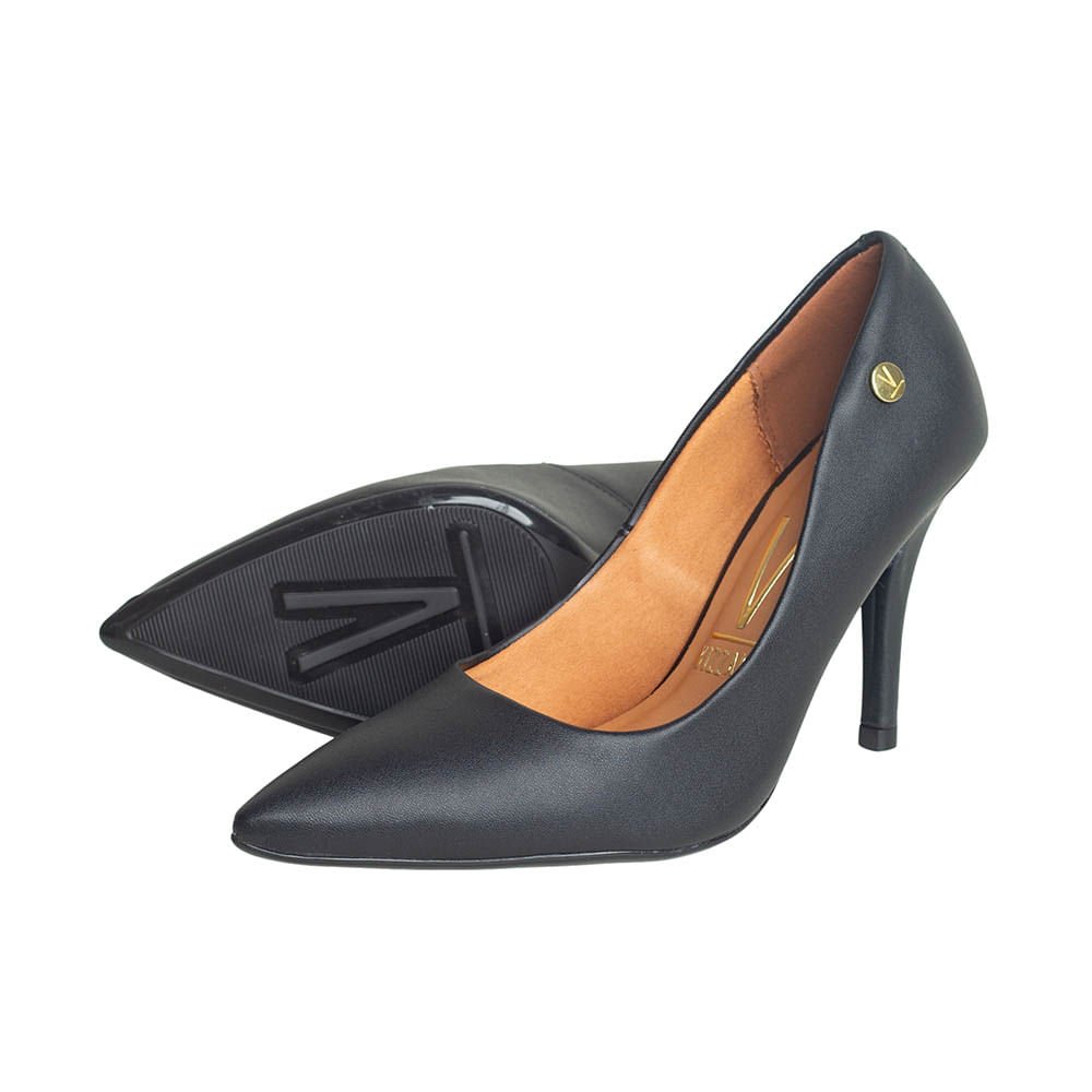 Sapato Fem Salto Alto Fino Vizzano  1184.1101 Preto 3