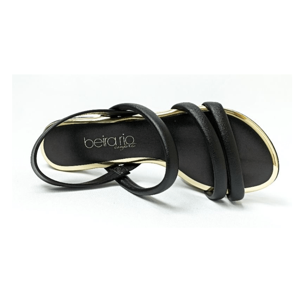 Sandália Feminino Rasteira Beira Rio 8367.641 Preto 2