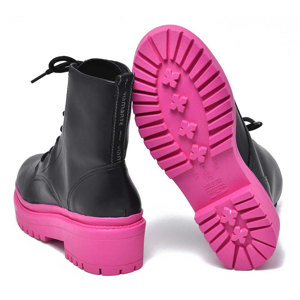 Bota Feminino Coturno Marte 22-8503 Preto 2