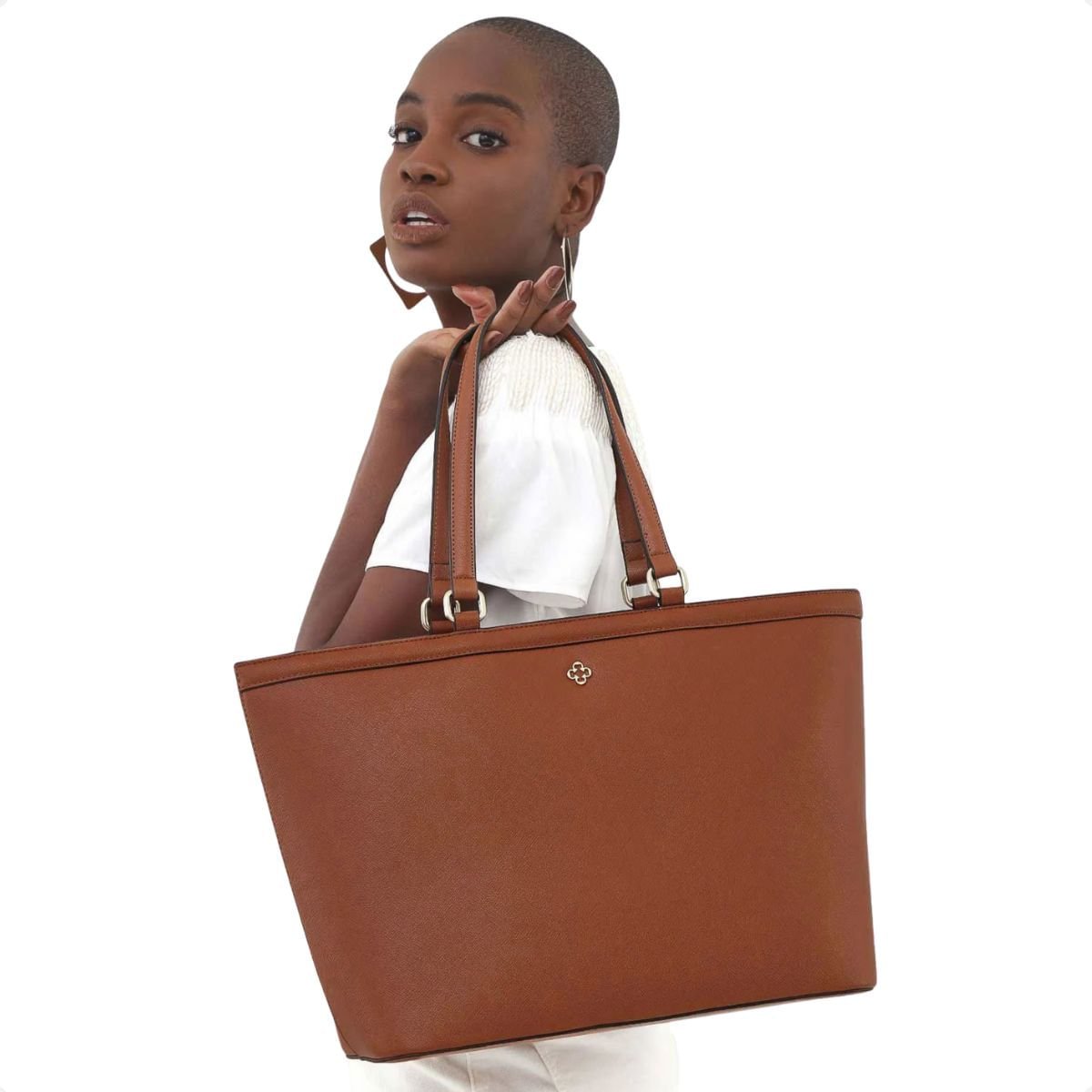Bolsa Sacola Capodarte Shopper Marrom 7