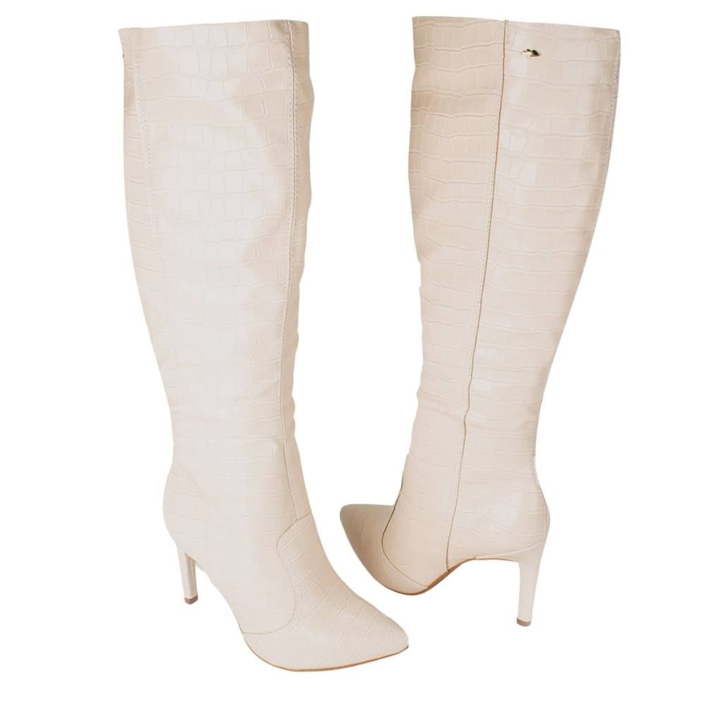Bota Feminino Cano Alto Dakota G5262 Bege