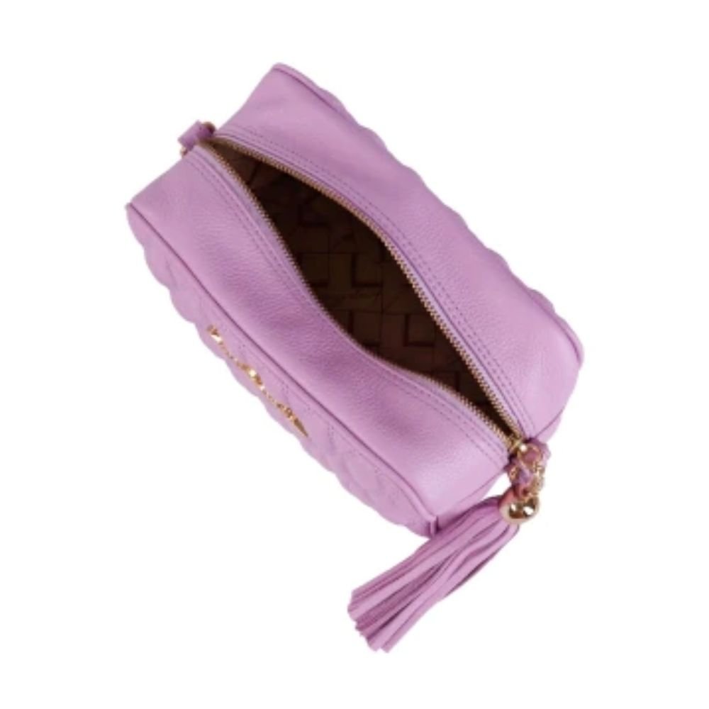 Bolsa Feminina Média Clássica Luiza Barcelos Lilás Roxo 6