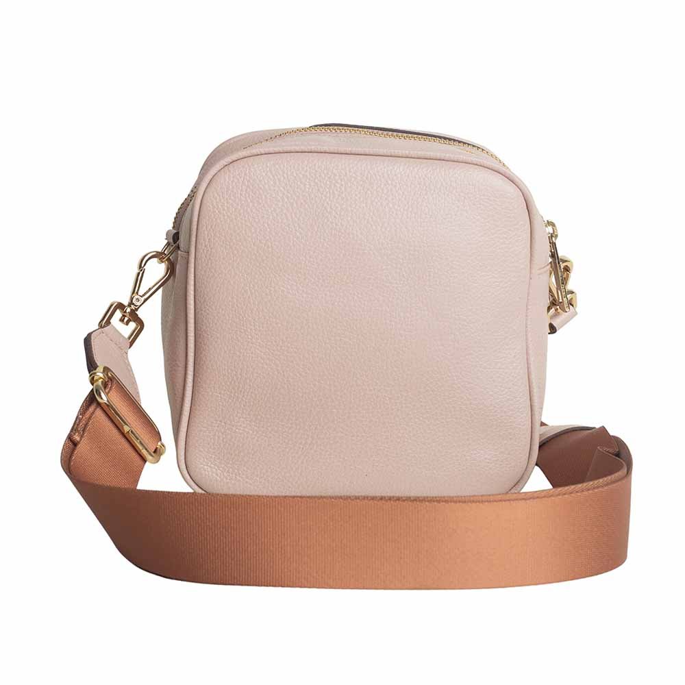 Bolsa Feminina Transversal Dayane Magalhães Nude Bege 2