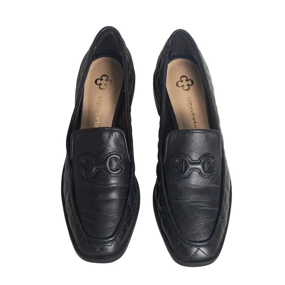 Sapato Feminino Mocassim Capodarte 4016732 Preto 3