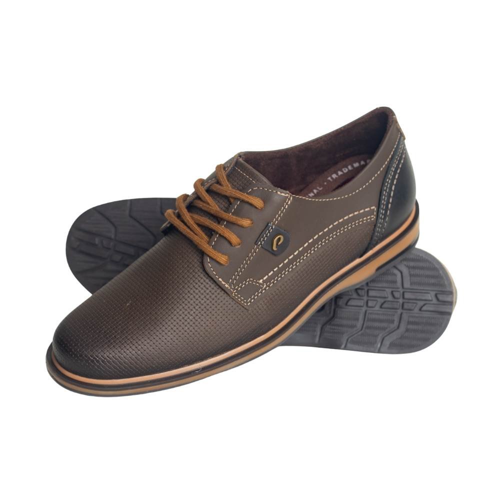 Sapato Masculino Esporte Fino Pegada Marrom Marrom 3