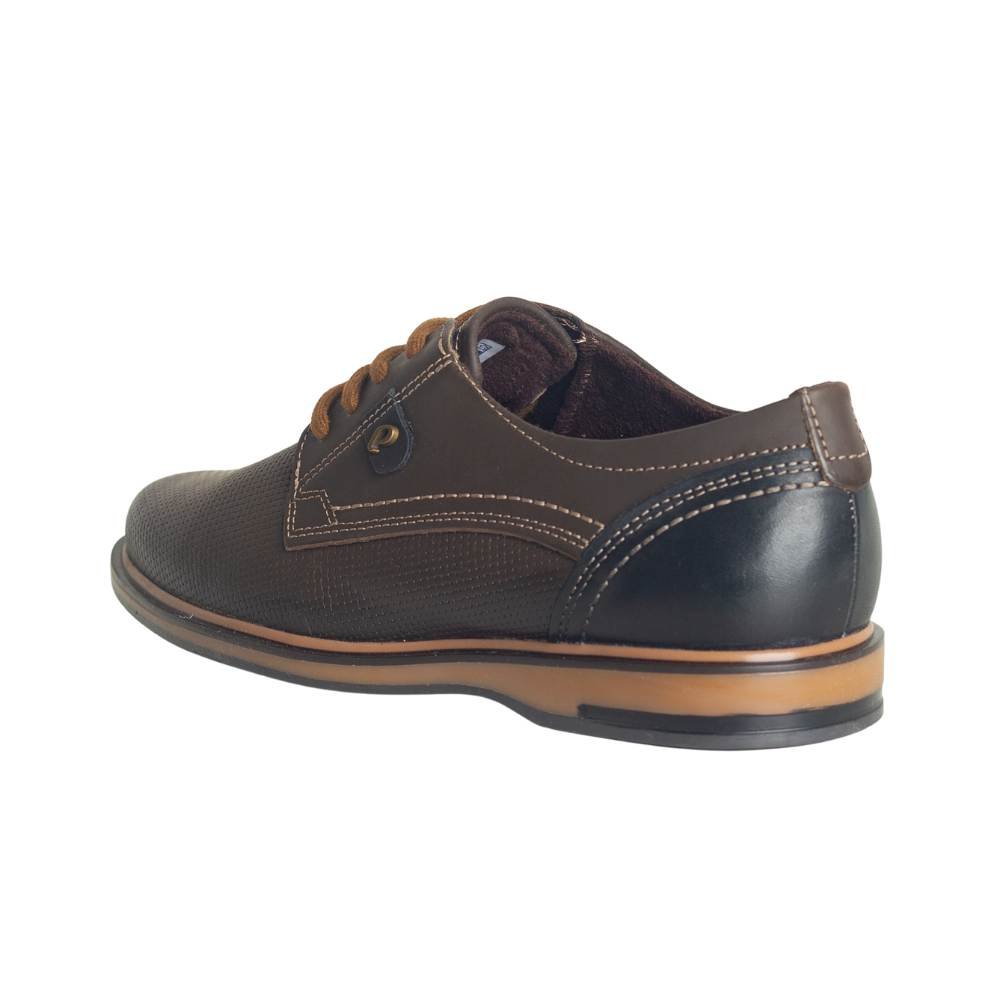 Sapato Masculino Esporte Fino Pegada Marrom Marrom 4