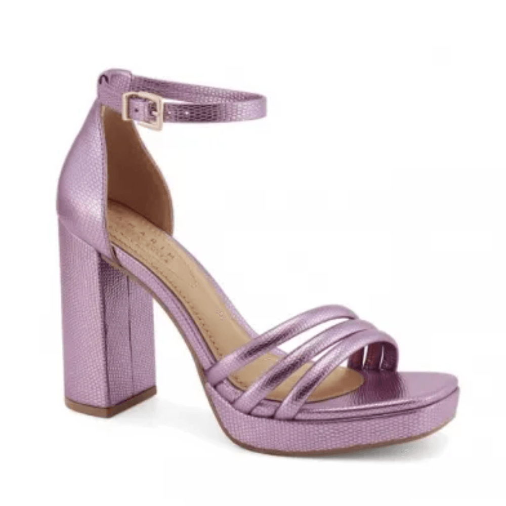 Sandalia Fem Ramarim Andressa Suita  22-58502 Roxo 1