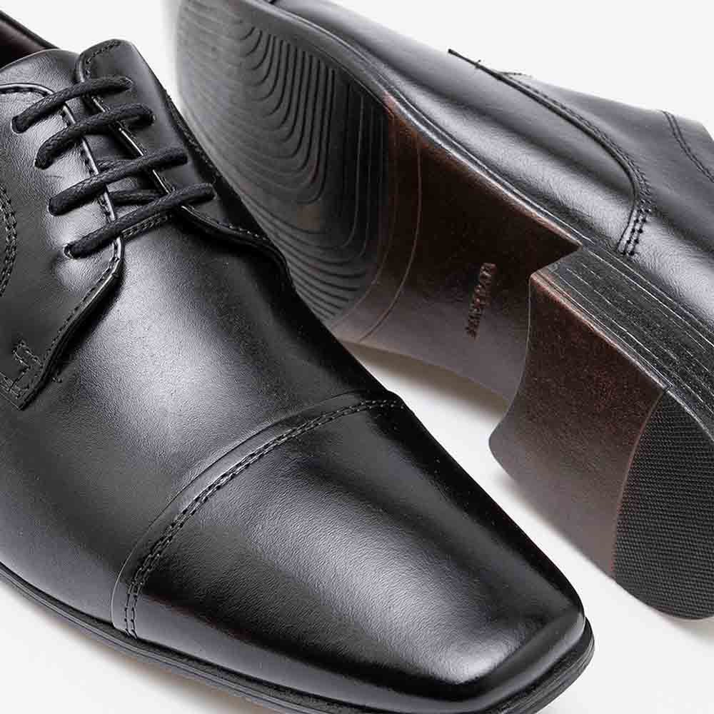 Sapato Social Masculino Democrata Metropolitan Aspen Preto Preto 2