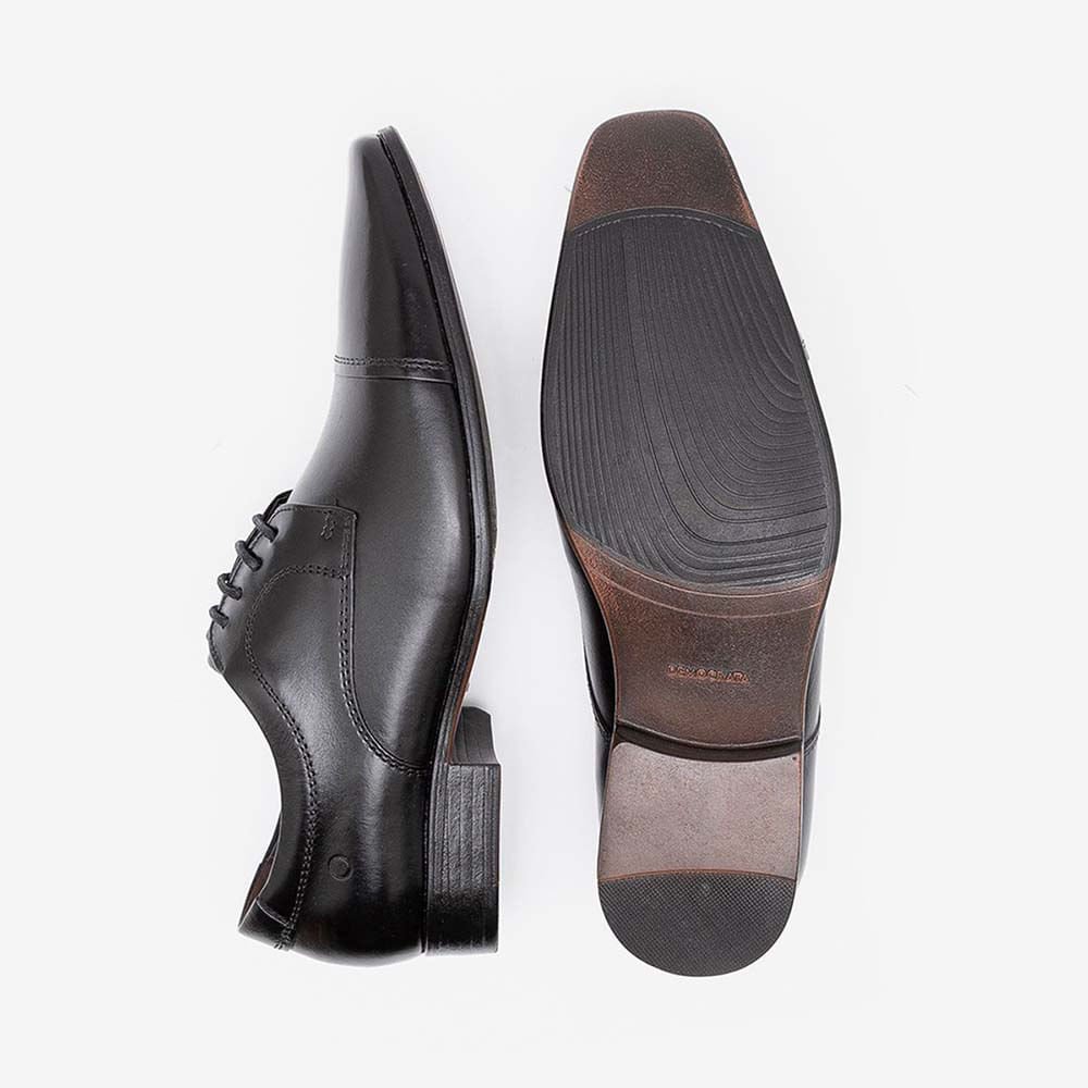 Sapato Social Masculino Democrata Metropolitan Aspen Preto Preto 7