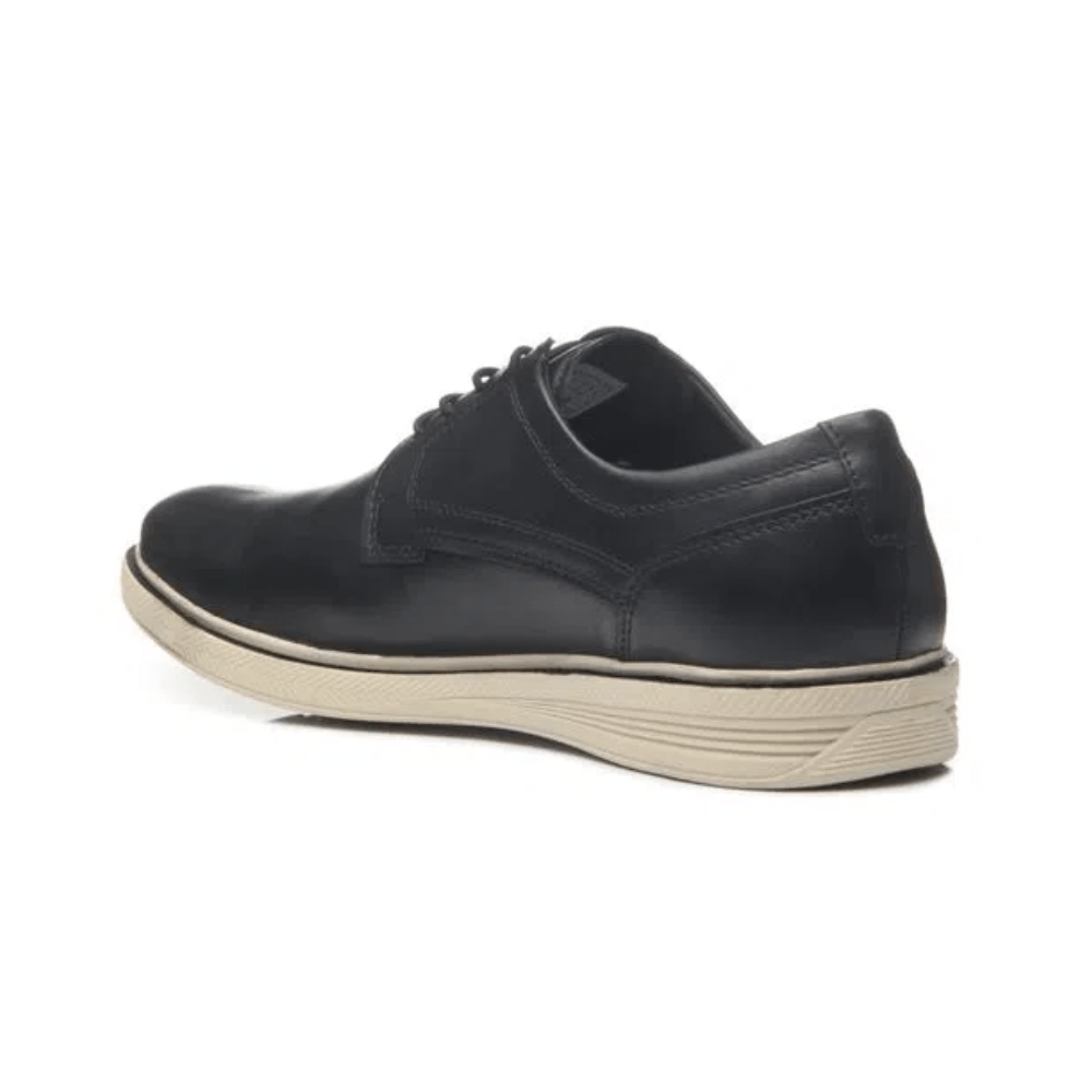 Sapato Masculino Esporte Fino Em Couro Pegada Preto Preto 4